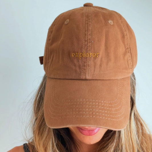 Boné Explorer Marrom