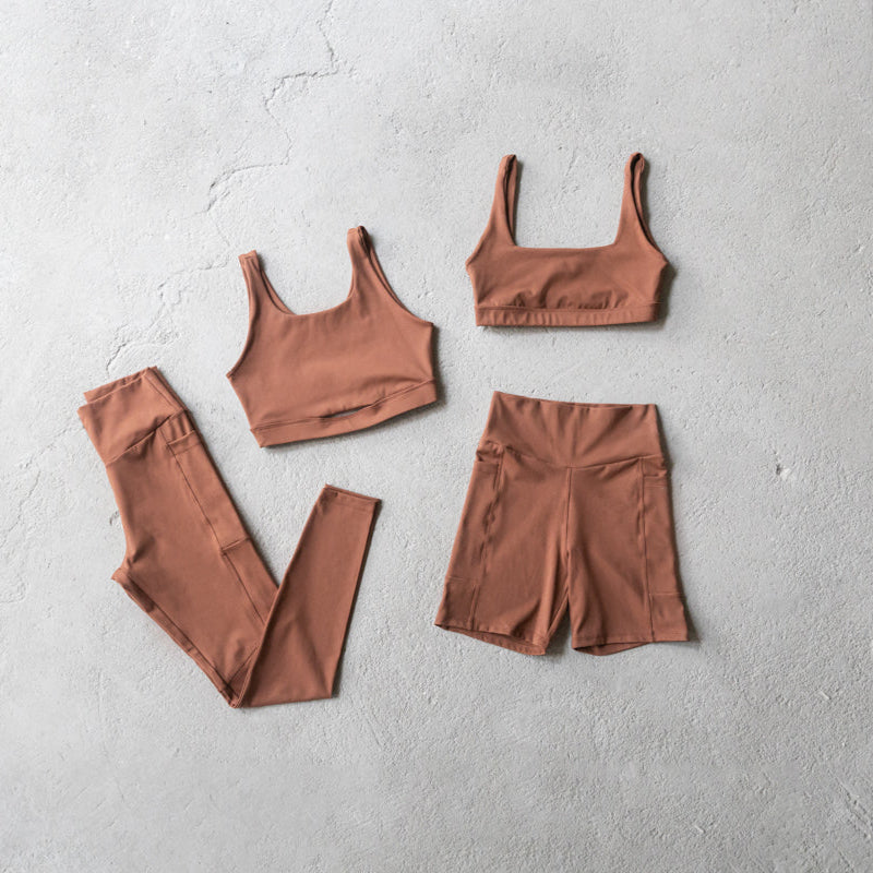 Legging Compression - Marrom Mocha Mousse