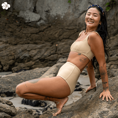 Calcinha Biquíni Hot Pant Areia