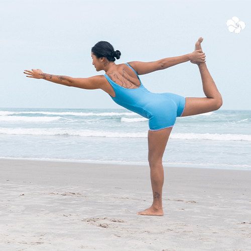 Macacão Bodysuit Dupla Face Azul & Lavanda