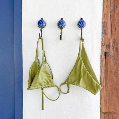 Calcinha Biquini Slim Regulável Verde Matchá