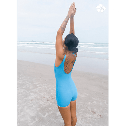 Macacão Bodysuit Dupla Face Verde & Rosa