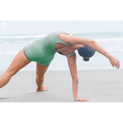 Macacão Bodysuit Dupla Face Verde & Rosa