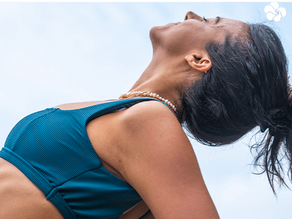 Top Biquini Structure Azul