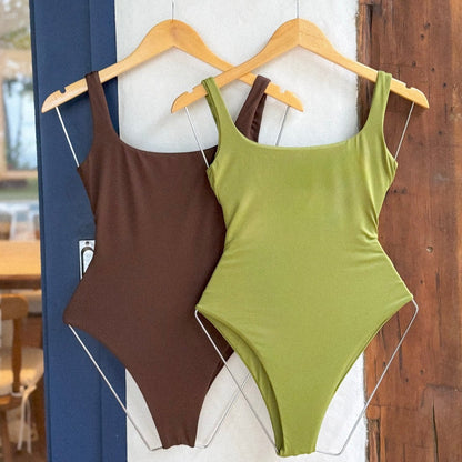 Maiô Essential Fita Marrom