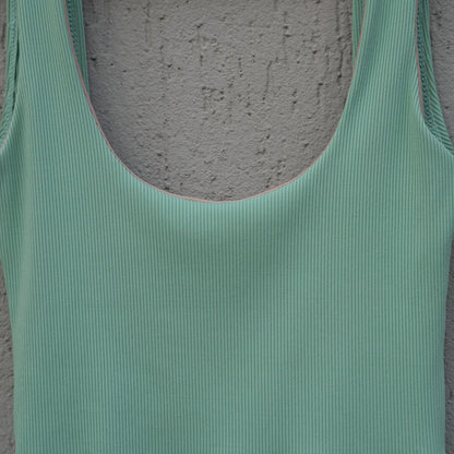 Macacão Bodysuit Verde Água