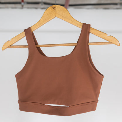 Top Compression Coverage - Marrom Mocha Mousse