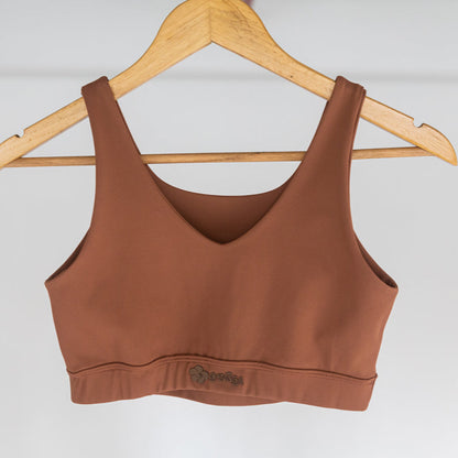 Top Compression Coverage - Marrom Mocha Mousse