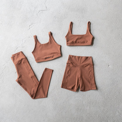 Legging Compression - Marrom Mocha Mousse