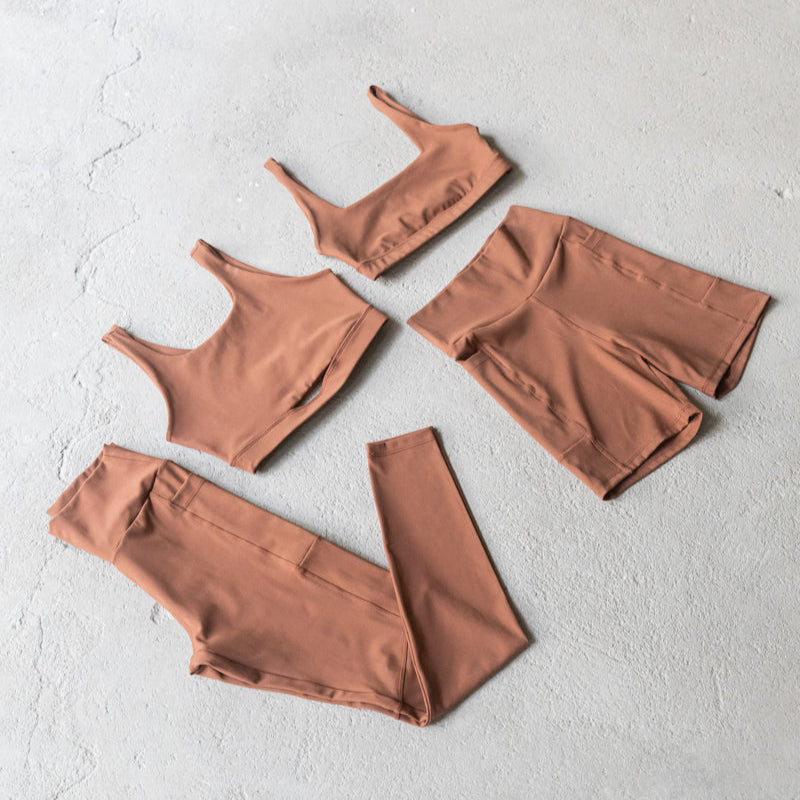 Top Compression Coverage - Marrom Mocha Mousse