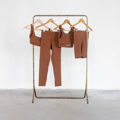 Legging Compression - Marrom Mocha Mousse