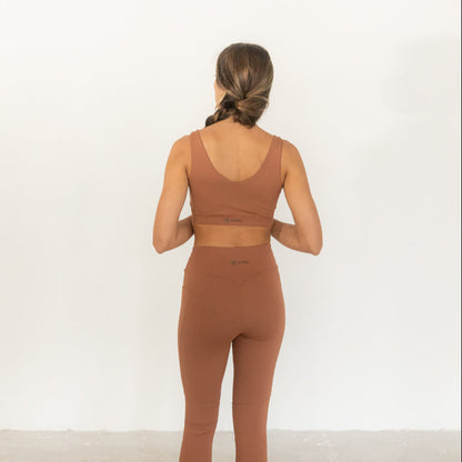 Top Compression Coverage - Marrom Mocha Mousse