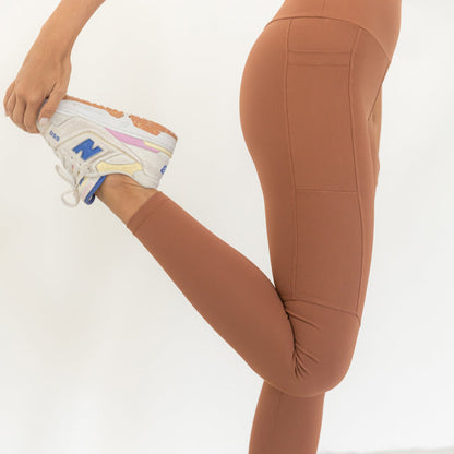 Legging Compression - Marrom Mocha Mousse