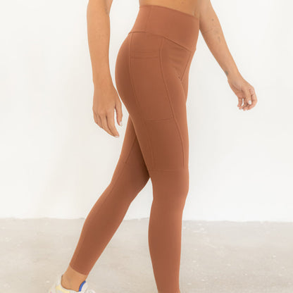 Legging Compression - Marrom Mocha Mousse