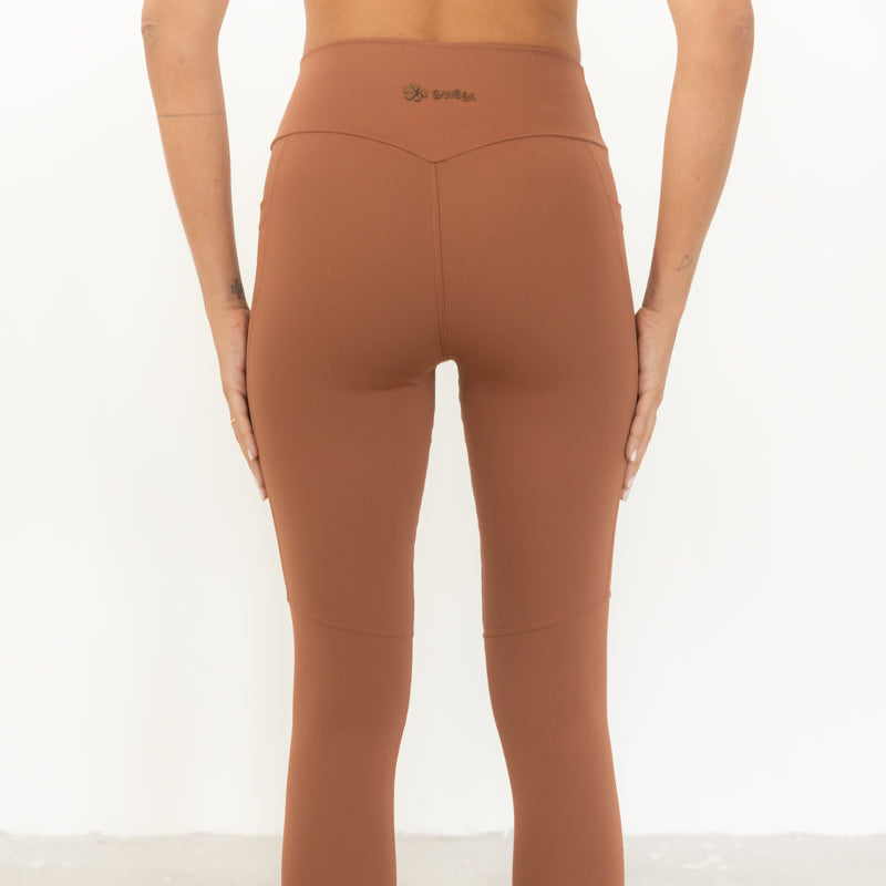 Legging Compression - Marrom Mocha Mousse