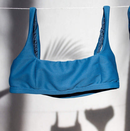 Top Biquini Structure Azul