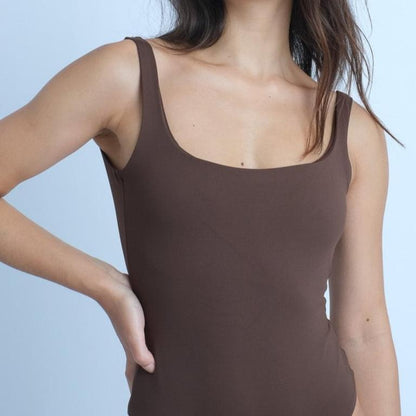 Maiô Essential Fita Marrom